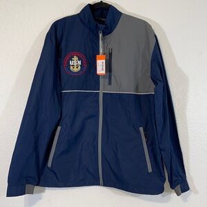 CBUK BY CUTTER & BUCK Jacket USN Marines’ Memorial Club San Francisco Large